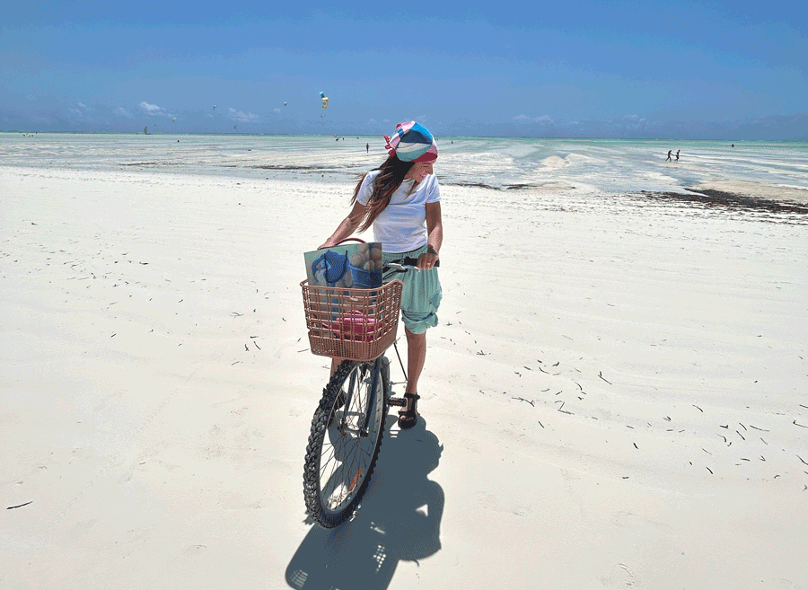 Solnedgång på Zanzibar i januari